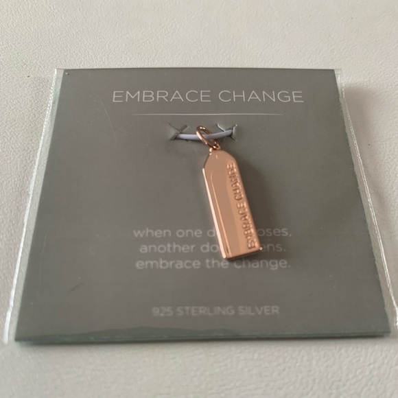 Origami Owl 16-18” rose gold cable chain with 3 mementos - Picture 2 of 4